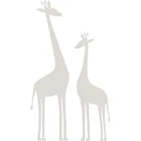 Origin Wallcoverings Fototapete Giraffen Grau 1,5 x 2,79 m 357219