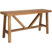 DTP Home Konsole Monastery aus recyceltem Teakholz, massiv, natur, modernes Design, 150x40x76 cm