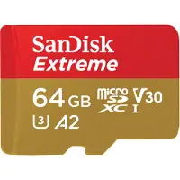SanDisk Extreme, 64 GB, MicroSDXC, Klasse 3, UHS-I, 160 MB/s, 60 MB/s