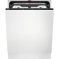 AEG FSE83717P, Voll integriert, Standardgröße (60 cm), Schwarz, Berührung, 1,8 m, 1,8 m