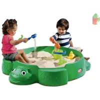 Little Tikes Turtle Sandbox, 1084,8 mm, 956,1 mm, Kunststoff, Grün, Sandbox