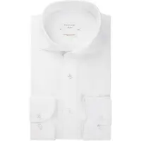 Profuomo Herren Hemden Shirt X-cutaway Sf Japanese Knitted - Wit - Größe 42