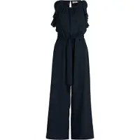Vera Mont - Jumpsuit mit Volant - Größe 44 - blau