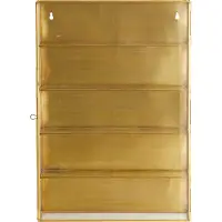 Nordal A/s Ada Wandschrank | M | 4 Regale | Gold | 20142