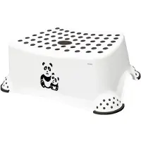 Keeeper kids Tritthocker "tomek panda", weiá mit Aufdruck