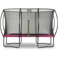 Exit Silhouette Trampolin 244x366cm, auf Beinen, Rechteckig, für Kinder, Rosa