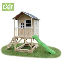 Exit Loft 500 Holz Spielhaus, Spielhaus für Draußen,Holz, Kinder, Natur
