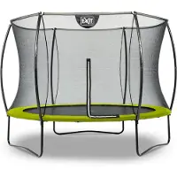 Exit Silhouette Trampolin ø244cm, auf Beinen, Rund, für Kinder, Grün