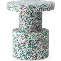 Normann Copenhagen Bit-Hocker, weißer Beistelltisch