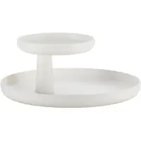 Vitra Rotary Tablett White - , Weiß, für Küche, Kunststoff