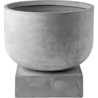 Bolia Blumentopf Podium Small Wide Grey