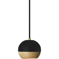 MATER Ray Pendelleuchte Medium Schwarz - , Ray M, dimmbar, Schwarz, für Wohnzimmer, Holz, Design