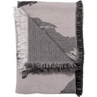 AYTM Floreo Plaid Multi-Farbigen Beige - , Beige, Stoff / Textil