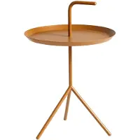 HAY DLM Beistelltisch, hellbraun, Höhe 56 cm, Stahl - , DLM, Braun / Rost, für Wohnzimmer, Metall, Skandinavisch