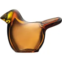 Iittala Birds by Toikka Fliegenfänger Kupfer-Zitrone