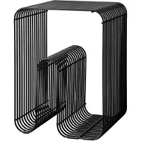 AYTM Curva Hocker Black - , Schwarz, Metall