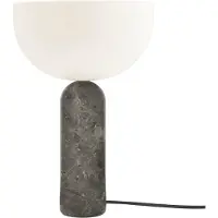 New Works Kizu Tischleuchte Large Grey - , Kizu Large, Grau, für Wohnzimmer, Stein, Design