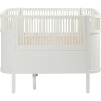 Sebra Babybett und Juniorbett FSC Mix weiß