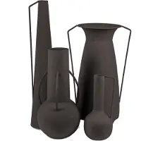 Pols Potten Vase Vases Roman Black (Set von 4)