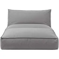 Blomus Bett STAY stone, Kunstfaser, Kunststoff, Stahl pulverbeschichtet, Mid Grey, 62006