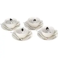 Pols Potten Tasse Undressed 220 ml (4er Set)