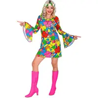 Finidi Party Kostümkleid "60er Jahre Hippie" in Bunt - XL