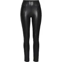 LASCANA Leggings in Lederoptik mit Reißverschlüssen, Loungewear