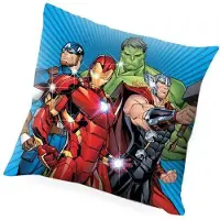 Kids Euroswan Avengers LED-Leuchtkissen, Dekokissen 40x40 cm