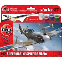 24.Se Model do gluing Small Beginners Set Spitfire MkVc