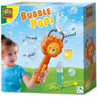 SES Creative Seifenblasen Spielzeug Bubble Pop Löwe - interaktives Spiel