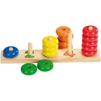 Goki Stapelpuzzle aus Holz Farbe 1 St