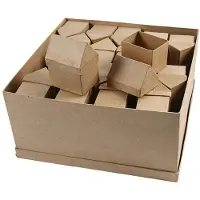 Creativ Company Häuser, Größe 6x8,5 cm, H 10,5 cm, 40Stck.
