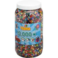 Hama - Midi Perlen 13000 Stück Mix 68 - (381168)