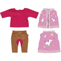 Heless Puppenoutfit Reiten - Einhorn