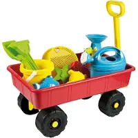 Androni Kinderwagen mit Sandkasten Spielzeug