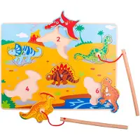 Bigjigs Magnetisches Fischspiel Dinos