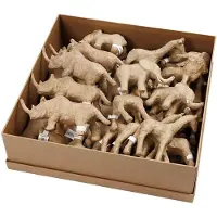 Creativ Company Jungle Dieren Papier-maché, 32st.