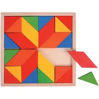 Bigjigs Mosaik - Holzbaukasten