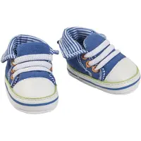 Heless Puppenschuhe Turnschuhe Mädchen 30-34 cm blau
