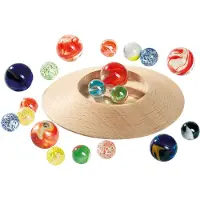 Goki marmorgefäß Junior 12 cm Holz/Baumwolle 32-teilig