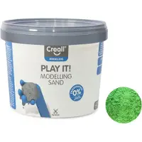 Havo Creall Spielsand grün - Modelliersand 750g kreatives Spielzeug