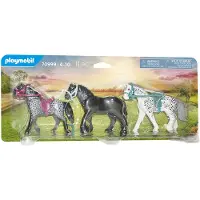Playmobil Country 70999 3 Pferde: Friese, Knabstrupper & Andalusier
