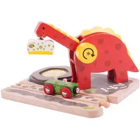 Bigjigs Schiene Dinosaurier-Kran