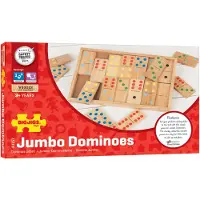 Bigjigs Große hölzerne Dominosteine
