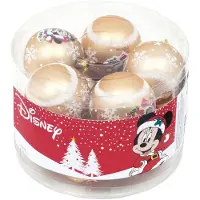 Arditex WD14013, Kugel-Weihnachtsschmuck, Polyethylen, Gold, Mehrfarbig, 10 Stück(e), Box, China