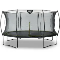 Exit Silhouette Trampolin ø427cm, auf Beinen, Rund, für Kinder, Schwarz