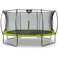 Exit Silhouette Trampolin ø427cm, auf Beinen, Rund, für Kinder, Grün