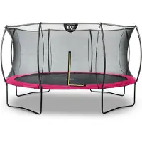 Exit Silhouette Trampolin ø427cm, auf Beinen, Rund, für Kinder, Rosa