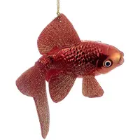 Kurt S. Adler Edle Edelsteine Goldfisch 12,7 cm Weihnachtskugel Weihnachten (multi)