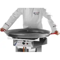 Hendi Paellapfanne Flachstahl 600x40 mm